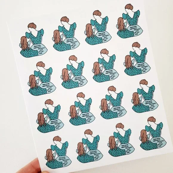 LB071 Mini Me Reseller Helper Poshmark Sticker Sheets [Price Firm] - Picture 3 of 8